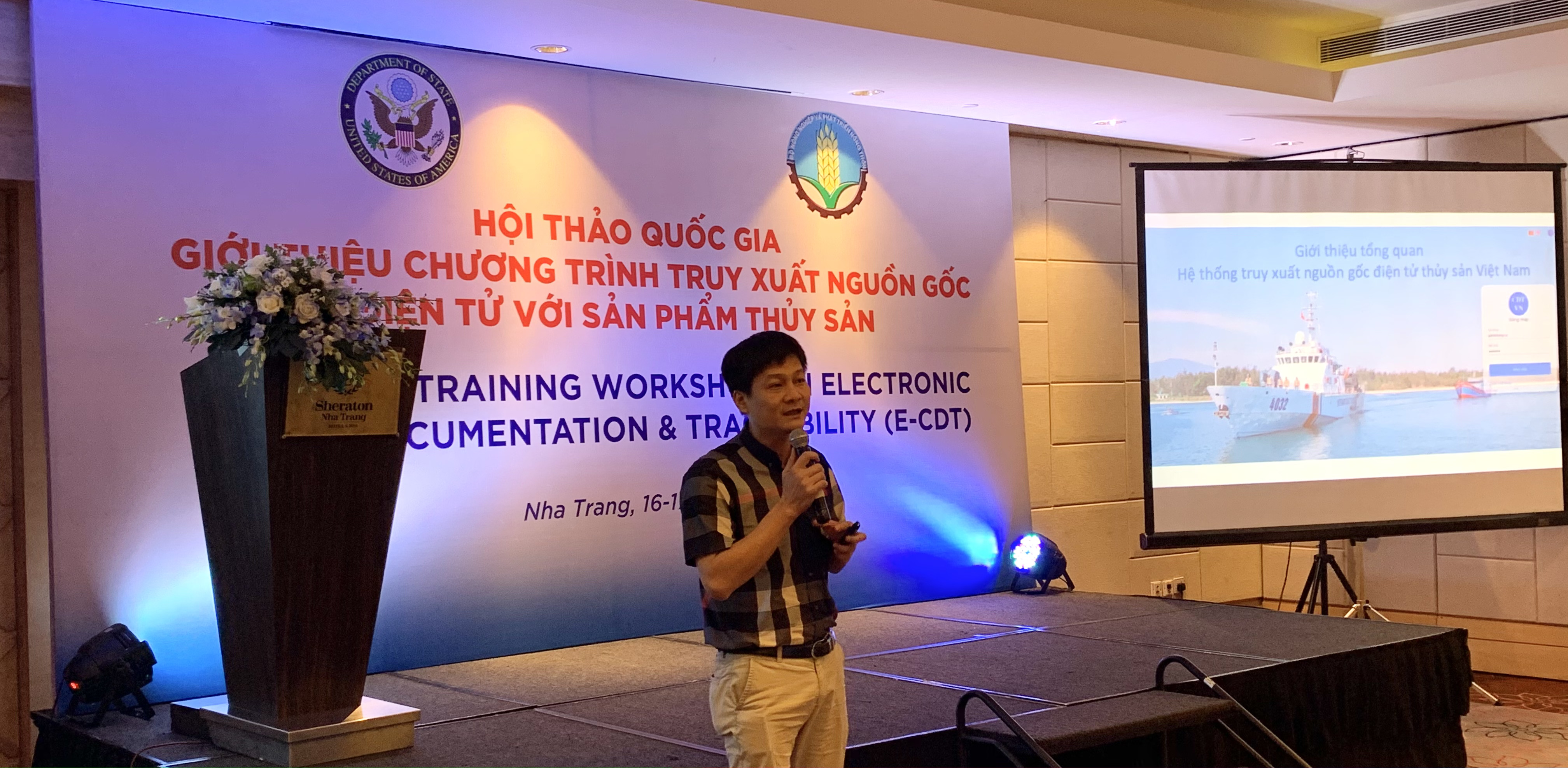 Hình ảnh minh họa bài viết: HỘI THẢO “GIỚI THIỆU CHƯƠNG TRÌNH TRUY XUẤT NGUỒN GỐC ĐIỆN TỬ VỚI SẢN PHẨM THUỶ SẢN”.