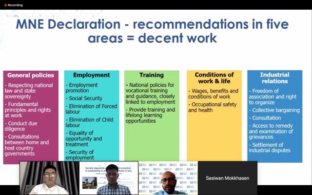 Hình ảnh minh họa bài viết: Hội nghị trực tuyến về “Thực hành trách nhiệm xã hội hướng đến thúc đẩy chuỗi cung ứng ở Châu Á”