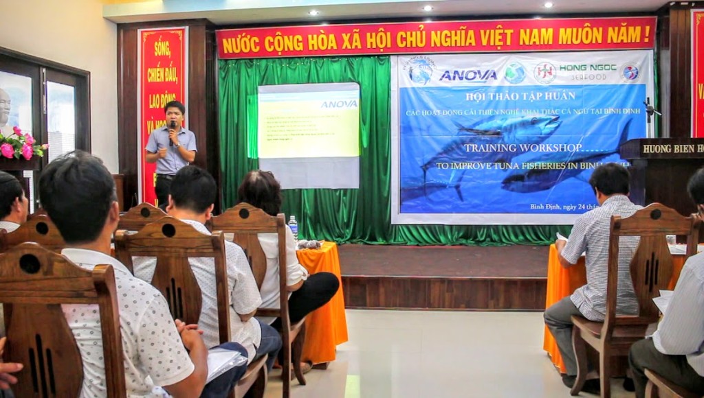 Hình ảnh minh họa bài viết: VINATUNA phối hợp với Anova/Fishing & Living thực hiện Hội thảo tập huấn cho ngư dân tại Bình Định