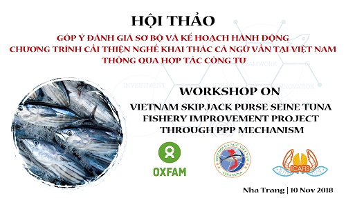 Hình ảnh minh họa bài viết: HỘI THẢO GÓP Ý ĐÁNH GIÁ SƠ BỘ VÀ KẾ HOẠCH HÀNH ĐỘNG CHƯƠNG TRÌNH CẢI THIỆN NGHỀ KHAI THÁC CÁ NGỪ VẰN TẠI VIỆT NAM
