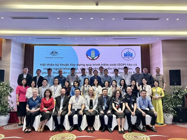 Image to illustrate the article: Technical Workshop on Developing Procedures for Controlling Foreign Fishing Vessels Engaged in Fishing, Transporting, and Transshipping Fishery Products of Wild-Caught Origin at Vietnamese Ports