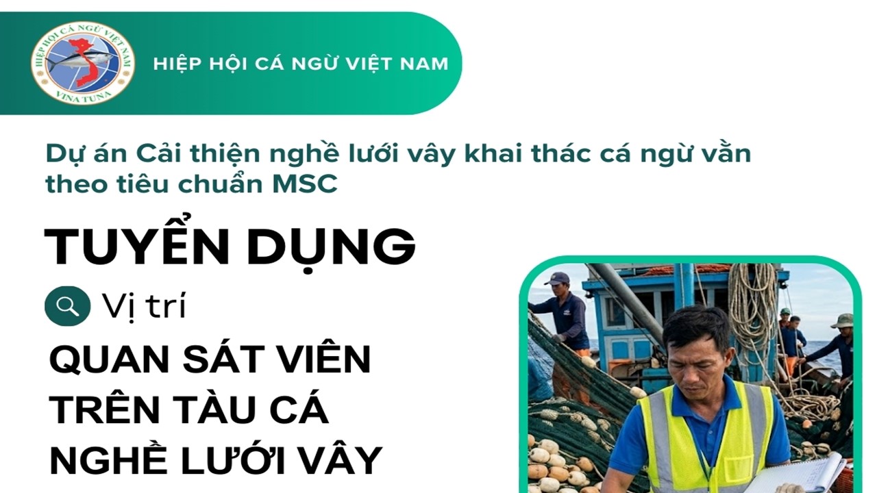 Hình ảnh minh họa bài viết: THÔNG BÁO TUYỂN DỤNG QUAN SÁT VIÊN (OBSERVER) TRÊN BIỂN